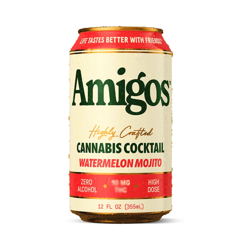 Amigos Watermelon Mojito 5mg THC Beverage - 24ct