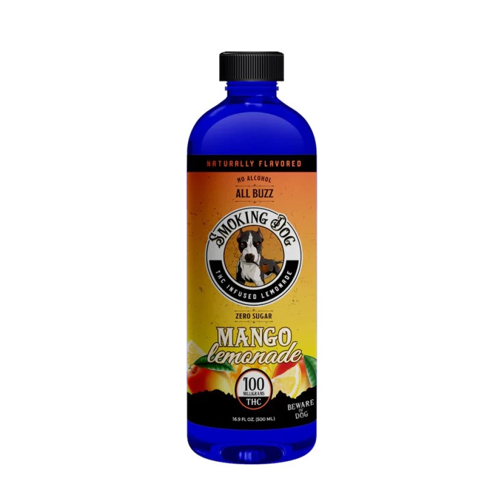 Smoking Dog THC Infused Mango Lemonade - 100mg - 6 Pack