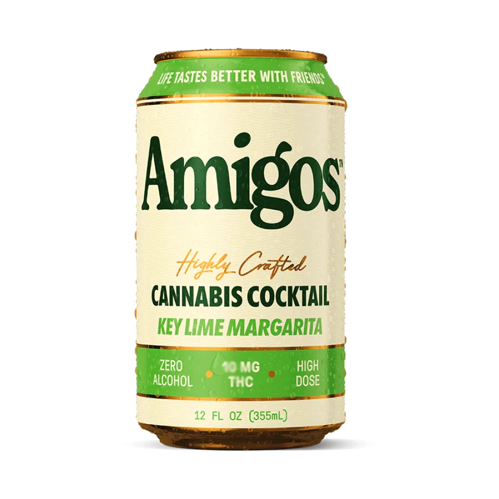 Amigos Key Lime Margarita 5mg THC Beverage - 24ct