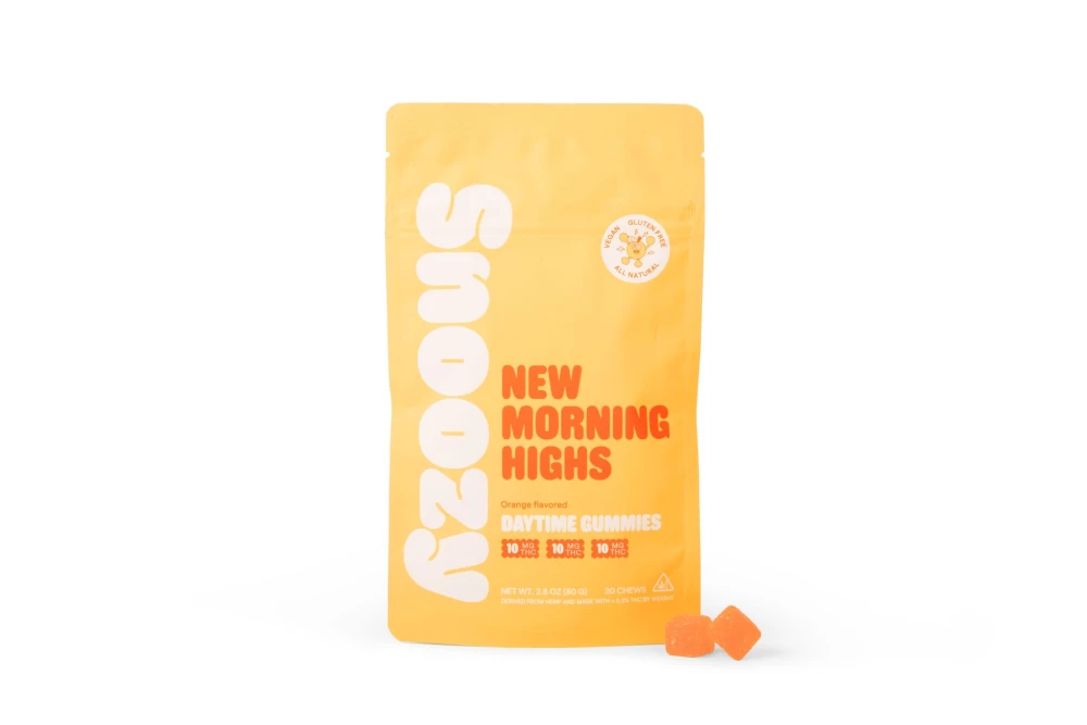 Snoozy New Morning Highs: Daytime Gummies - 10mg CBD, 10mg CBG, 10mg THC, 40 Count