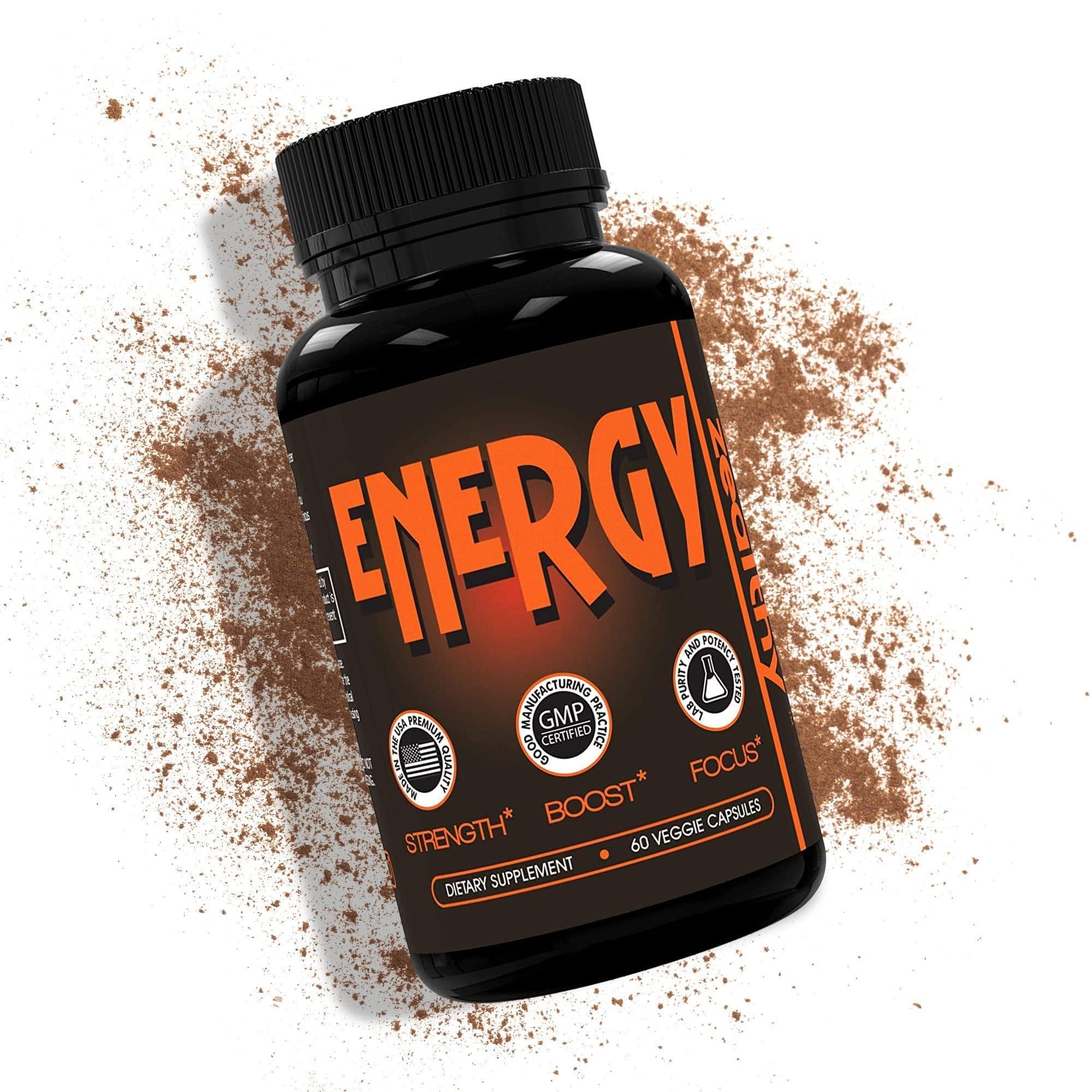 Z Zealthy Life Caffeine Pills Alternative to an Energy Drink Energy Gel or Energy Gummies All Natural Energy Supplements Energy Pills with Elderberry 60 Capsules